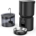 Tajrah Cat Feeder and Water Fountain Set HD Camera WiFi App 4L Feeder 2.2L Fountain