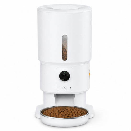Tajrah 5L Automatic Cat Feeder 1080P HD Camera WiFi App Two Way Audio Timed Dispenser Tajrah